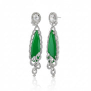 Scarlet Symphony Earrings - Opal Touch