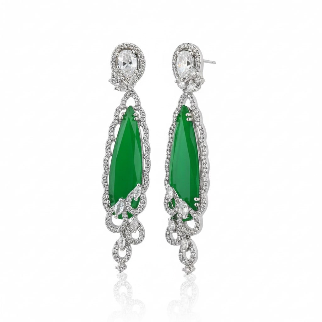 Scarlet Symphony Earrings - Opal Touch