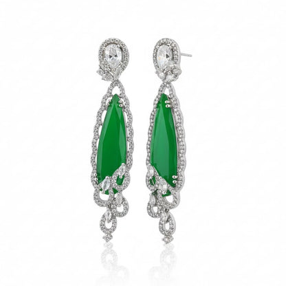 Scarlet Symphony Earrings - Opal Touch