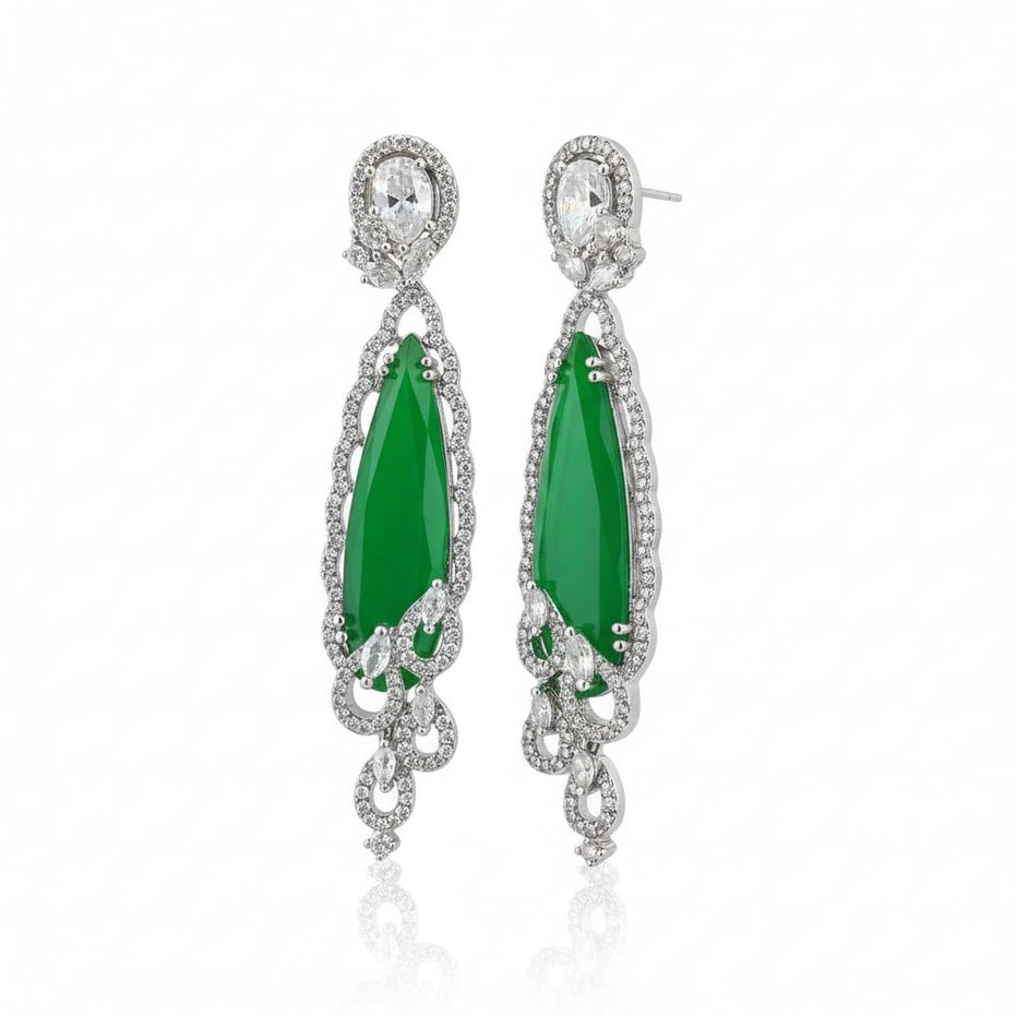 Scarlet Symphony Earrings - Opal Touch