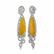 Scarlet Symphony Earrings - Opal Touch