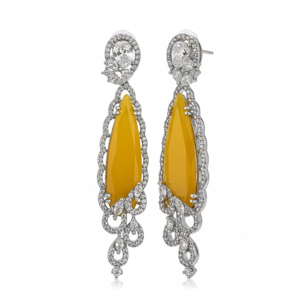 Scarlet Symphony Earrings - Opal Touch