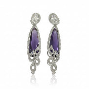 Scarlet Symphony Earrings - Opal Touch