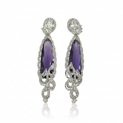 Scarlet Symphony Earrings - Opal Touch