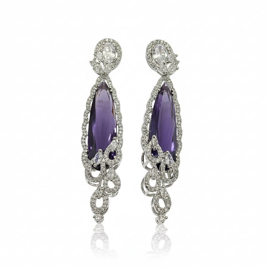 Scarlet Symphony Earrings - Opal Touch