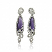 Scarlet Symphony Earrings - Opal Touch