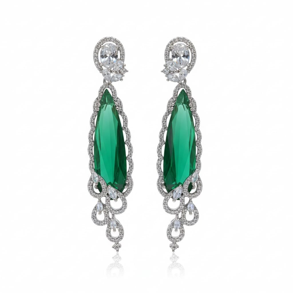 Scarlet Symphony Earrings - Opal Touch