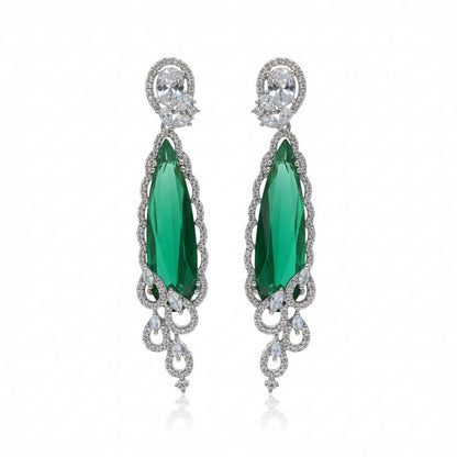 Scarlet Symphony Earrings - Opal Touch