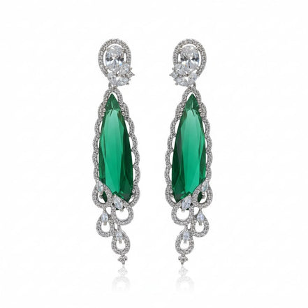 Scarlet Symphony Earrings - Opal Touch