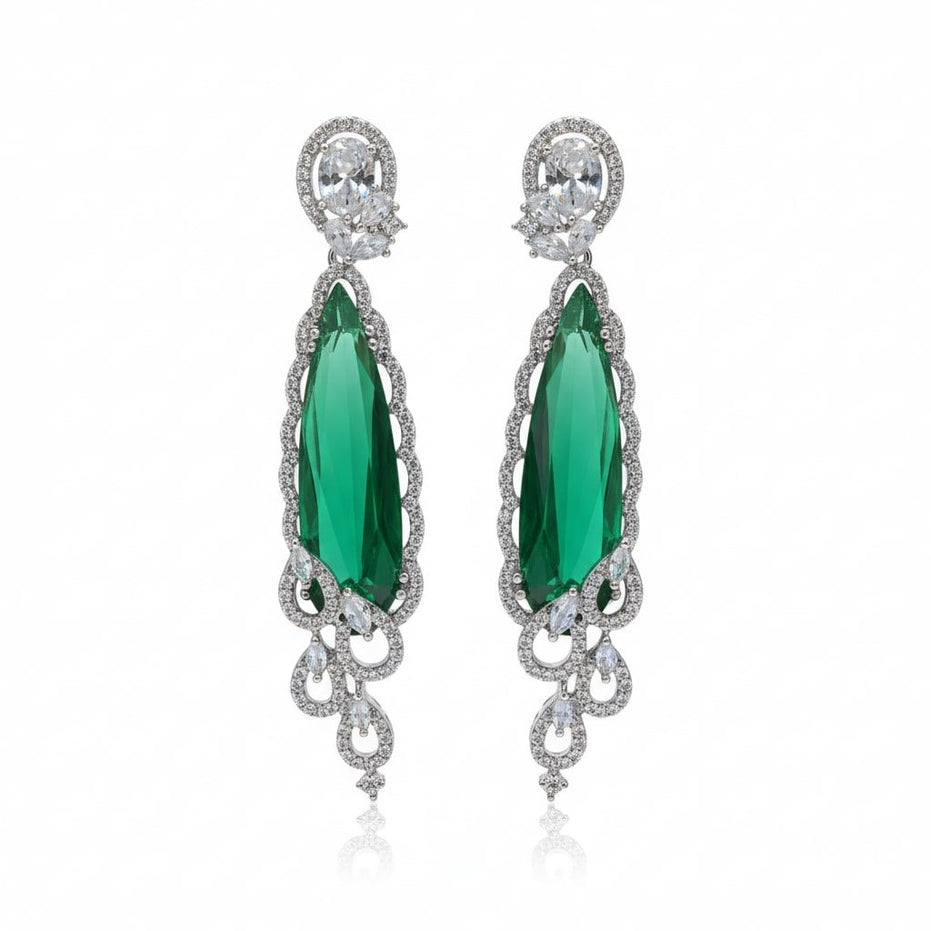 Scarlet Symphony Earrings - Opal Touch