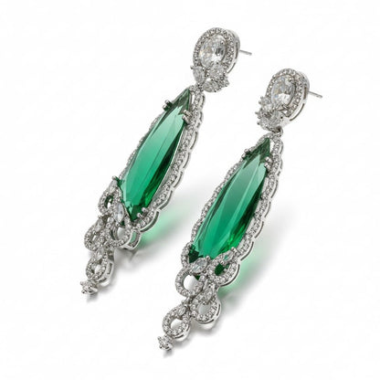 Scarlet Symphony Earrings - Opal Touch