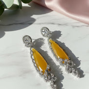 Scarlet Symphony Earrings - Opal Touch