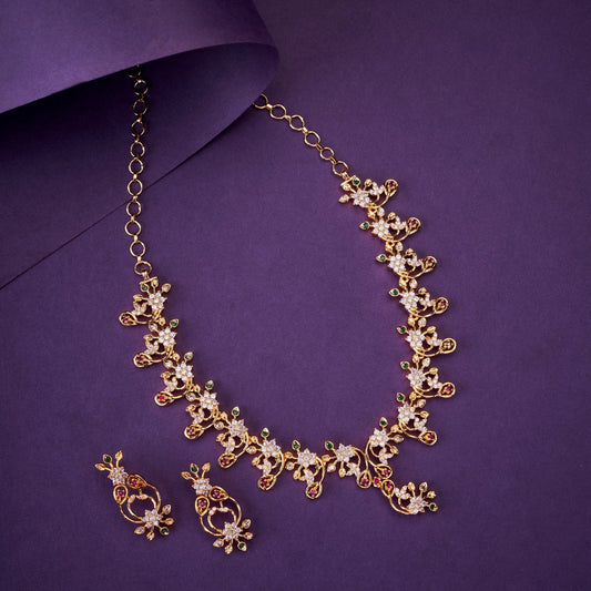 Opal Touch - Scarlet Symphony Necklace - Necklace