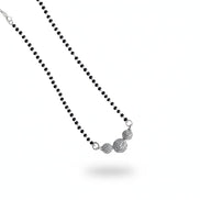 Serene Promise Rhodium Mangalsutra - Opal Touch