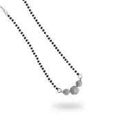 Serene Promise Rhodium Mangalsutra - Opal Touch