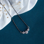 Mangalsutra - Serene Promise Rhodium Mangalsutra - Opal Touch