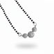 Serene Promise Rhodium Mangalsutra - Opal Touch