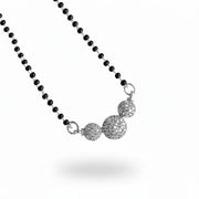 Serene Promise Rhodium Mangalsutra - Opal Touch