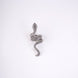 Rings - Serpent Rhodium Twisted Ring - Opal Touch