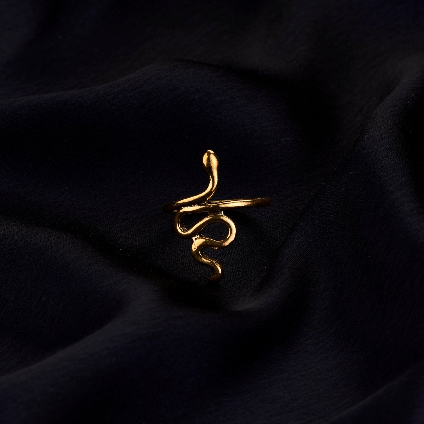 Combo - Serpentine Gold Plated Grace Ring (Pack of 4) - Opal Touch