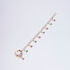 Nose Pin - Sharalle Two Tone Gold Silver Nath - Opal Touch