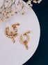Nose Pin - Shimmering Gold Plated Combo Nose Pins - Opal Touch