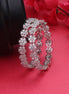 Opal Touch - Shimmering Pearl White Delight Bangles (Pack of 2) - Bangles