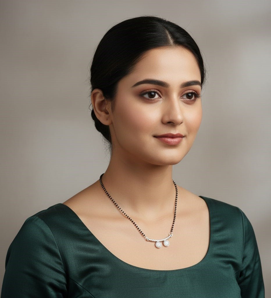 Shimmering Stardust Mangalsutra - Opal Touch