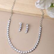 Opal Touch - Shimmering Statement Necklace -