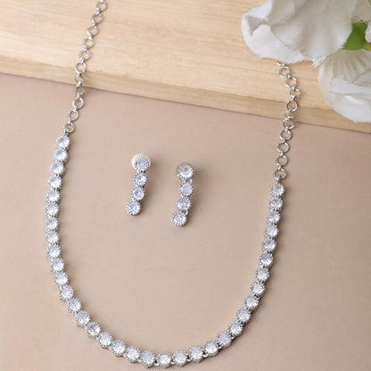 Opal Touch - Shimmering Statement Necklace -