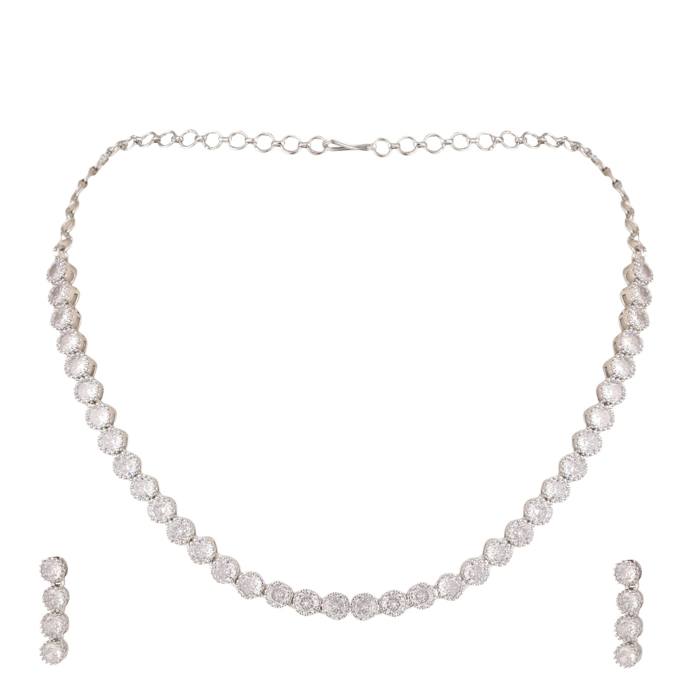 Opal Touch - Shimmering Statement Necklace -