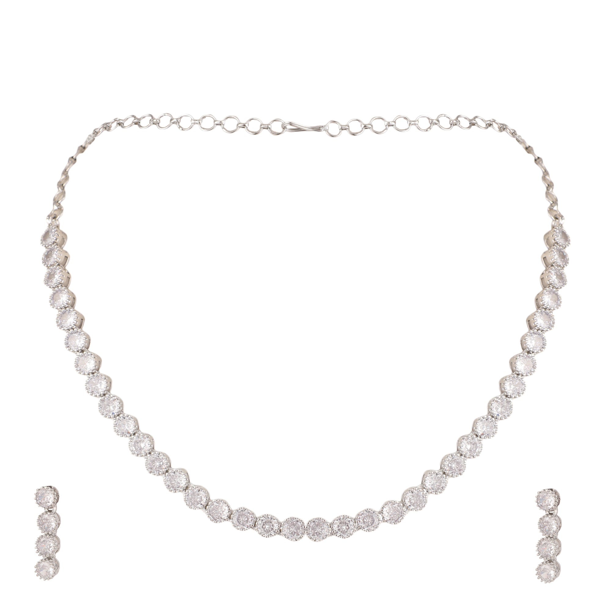 Opal Touch - Shimmering Statement Necklace -