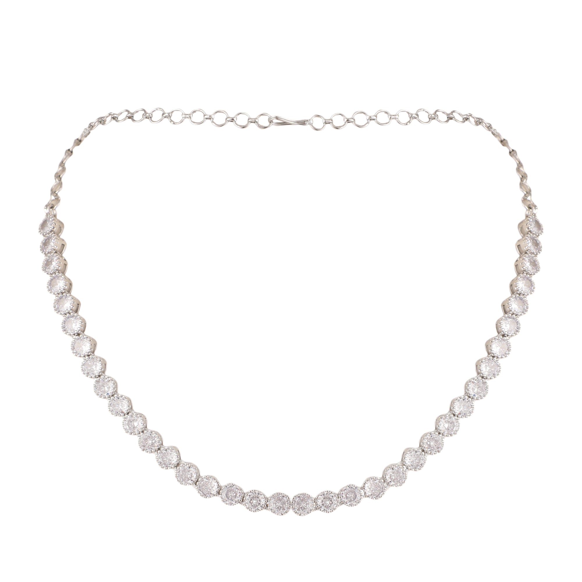 Opal Touch - Shimmering Statement Necklace -