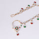 Nose Pin - Shimmering Two Tone Gold Silver Nath - Opal Touch