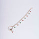 Nose Pin - Shimmering Two Tone Gold Silver Nath - Opal Touch