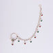Nose Pin - Shimmering Two Tone Gold Silver Nath - Opal Touch