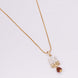 Locket Set - Shiv Sambhu Gold Plated Locket Set - Opal Touch