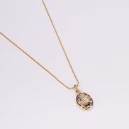 Locket Set - Shivling Gold Plated Locket Set - Opal Touch