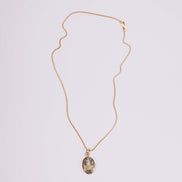 Locket Set - Shivling Gold Plated Locket Set - Opal Touch