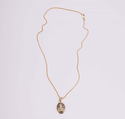 Locket Set - Shivling Gold Plated Locket Set - Opal Touch