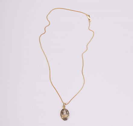 Locket Set - Shivling Gold Plated Locket Set - Opal Touch