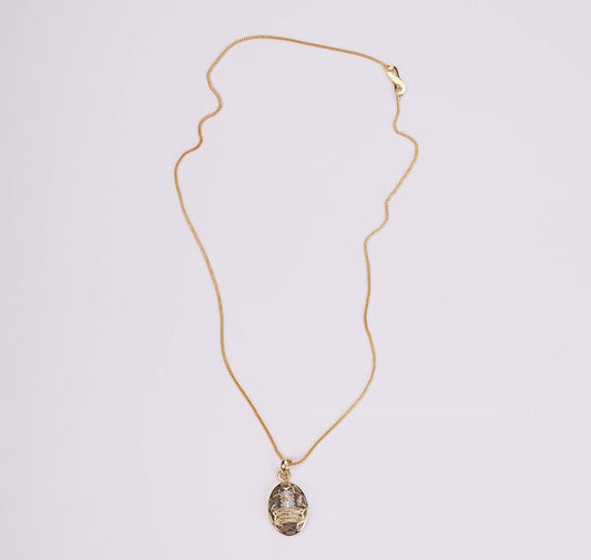 Locket Set - Shivling Gold Plated Locket Set - Opal Touch