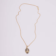Locket Set - Shivling Gold Plated Locket Set - Opal Touch