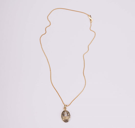 Locket Set - Shivling Gold Plated Locket Set - Opal Touch