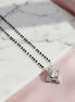 Silver Moonbeam Mangalsutra - Opal Touch