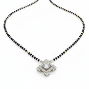 Silver Moonbeam Mangalsutra - Opal Touch