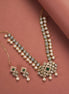 Necklace - Sitara Mukta Gold Plated Necklace Set - Opal Touch
