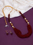 Necklace - Sitaramani Beaded Gold Plated Necklace Set - Opal Touch