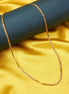 Chain - Sleek Gold Plated Flat Chain - Opal Touch