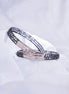 Opal Touch - Slim 3 Layered Rose Gold-Black Bangles Set (Pack of 2) - Bangles